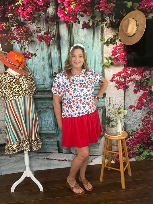 Star Spangled Sweetheart Dress