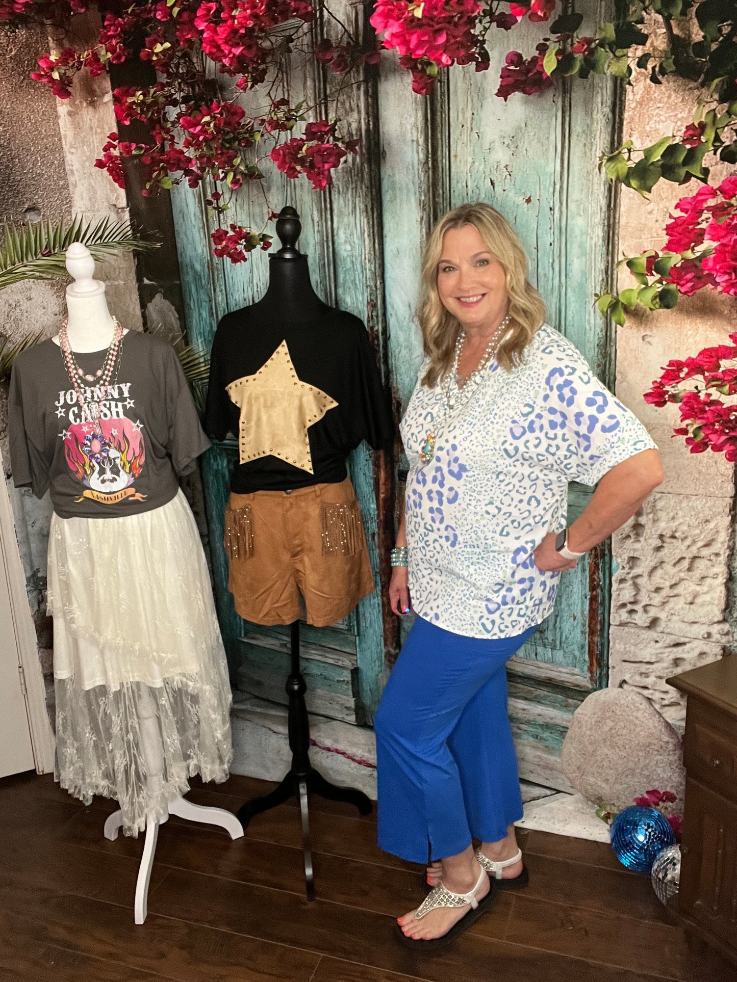 Azure Wild Blouse