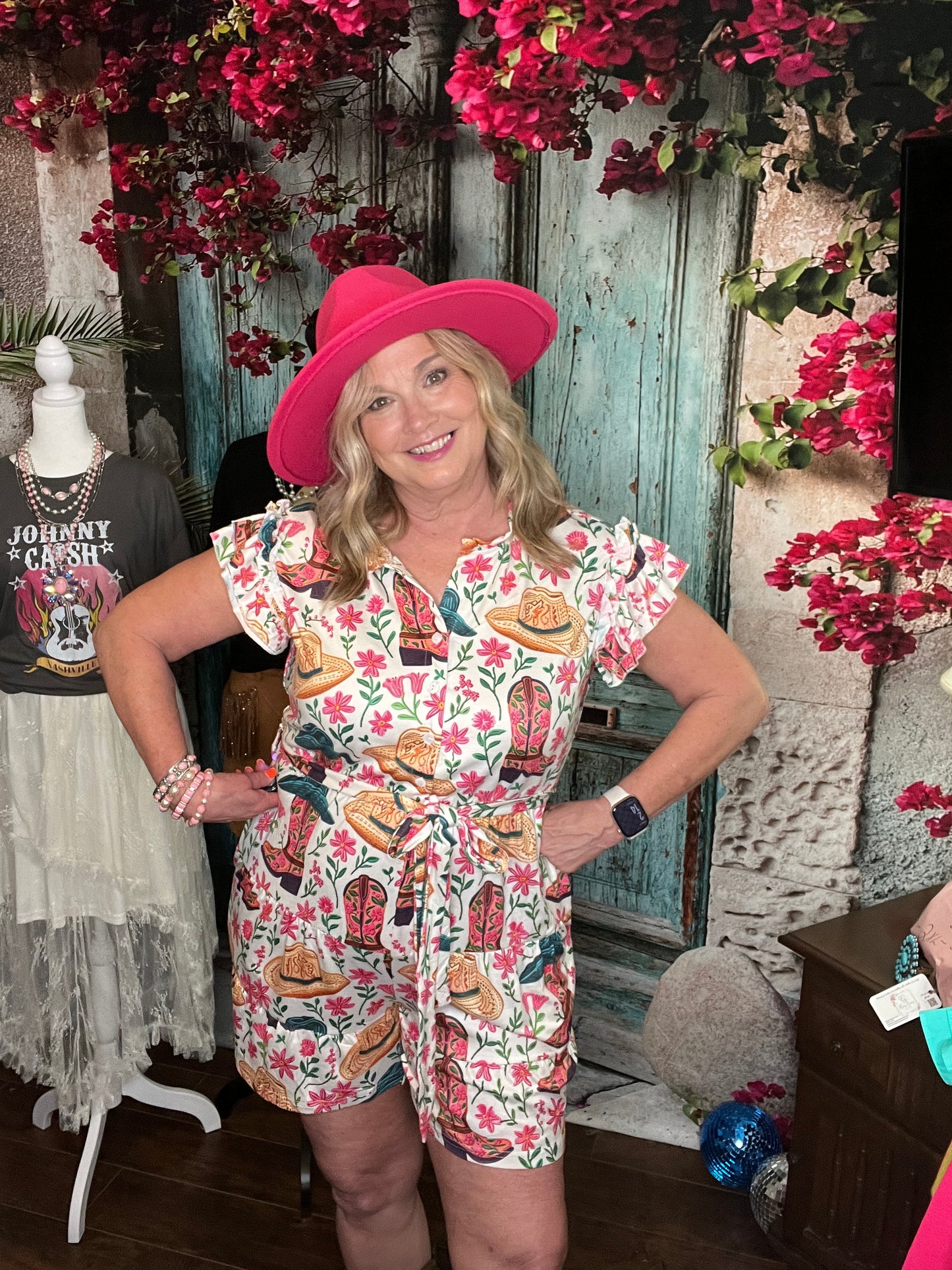 Cowgirl Bloom Romper