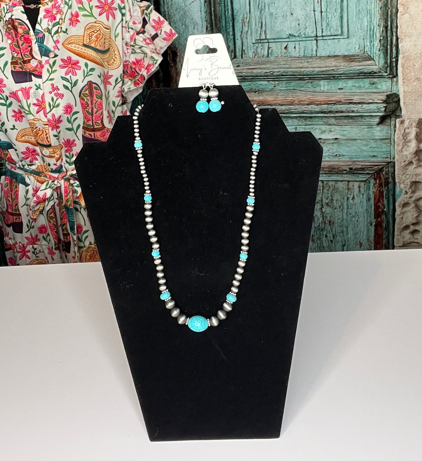 Turquoise Trails Necklace Set