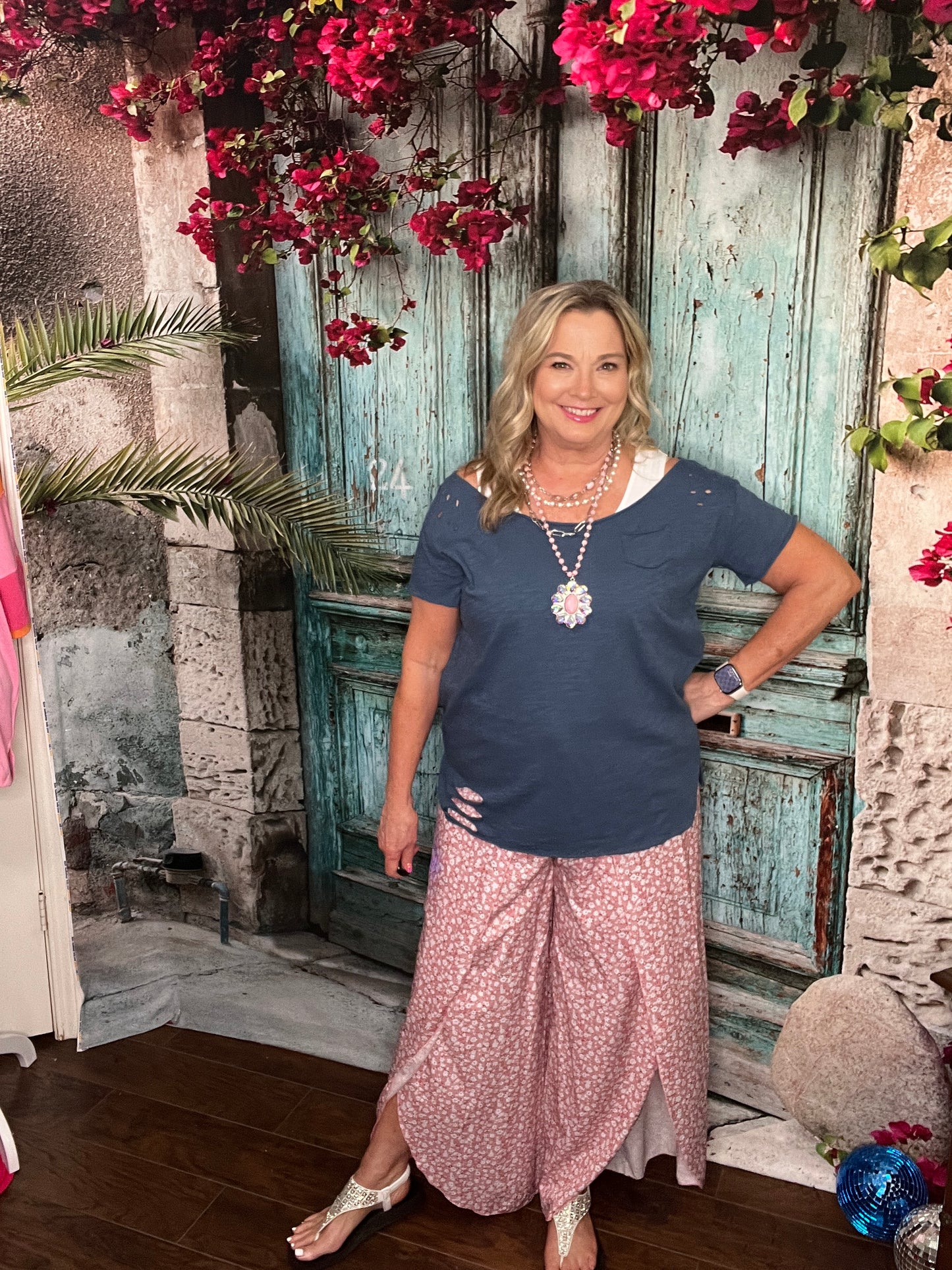 Blossom Breeze Palazzo Pants