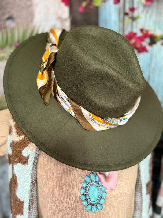 Golden Sage Brim Hat