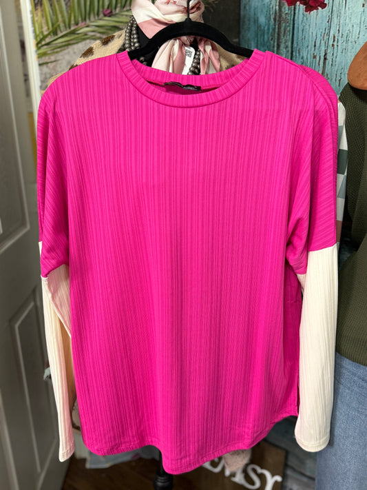 Fuchsia Breeze Top