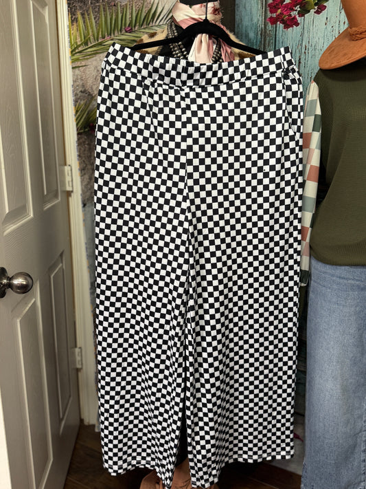 Midnight Checkmate Pants