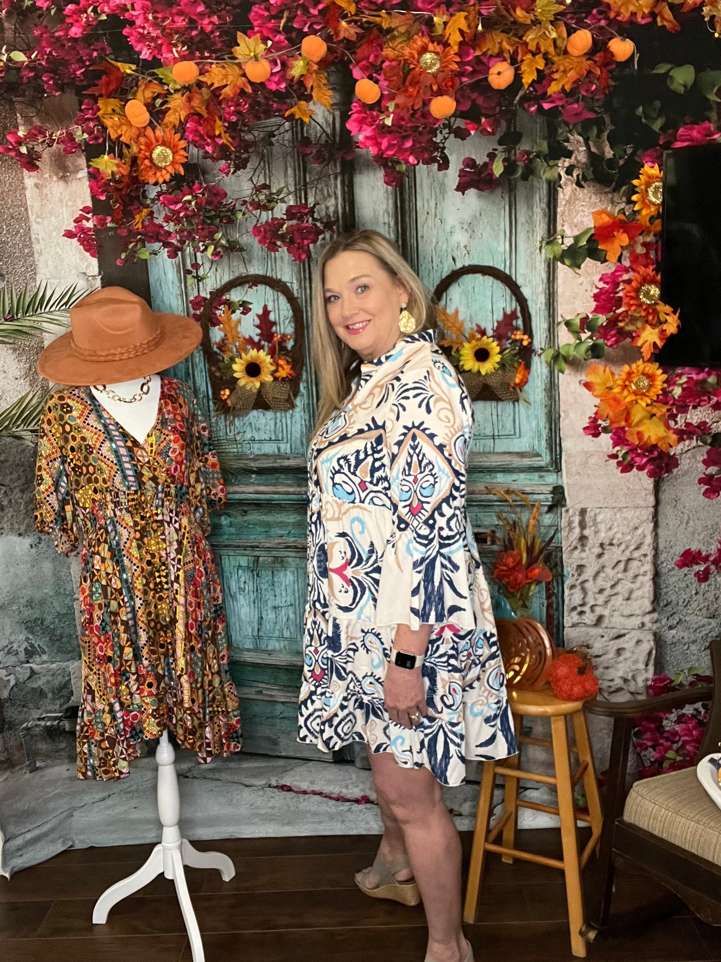 Tribal Scroll Dress - Pre-Orders