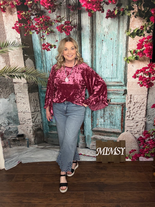 Amethyst Elegance Top