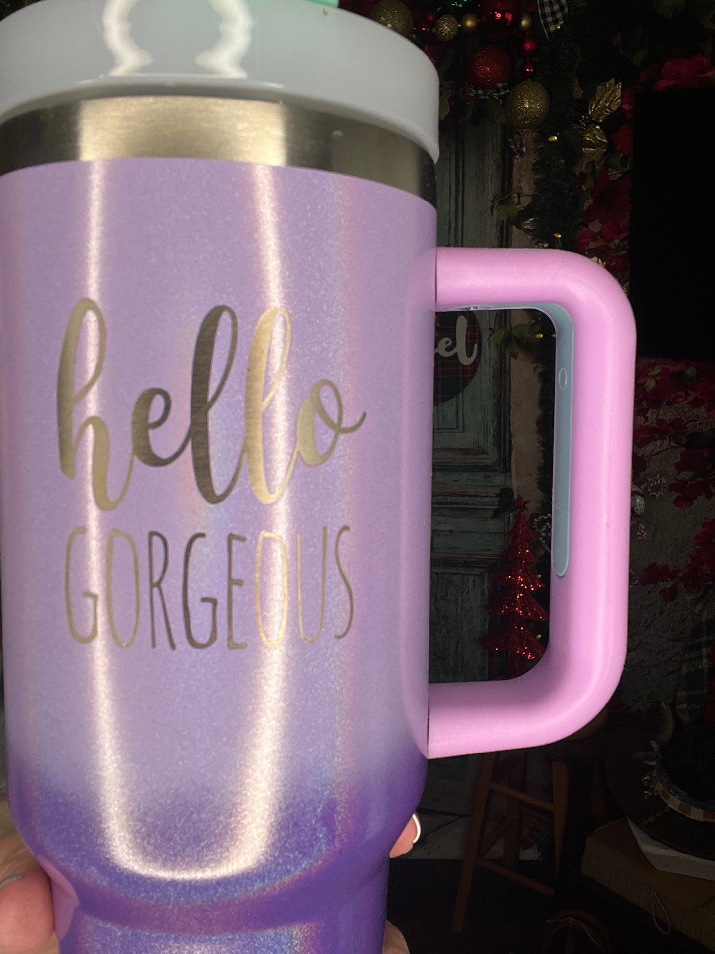 Hello Gorgeous 40oz Handle Cup