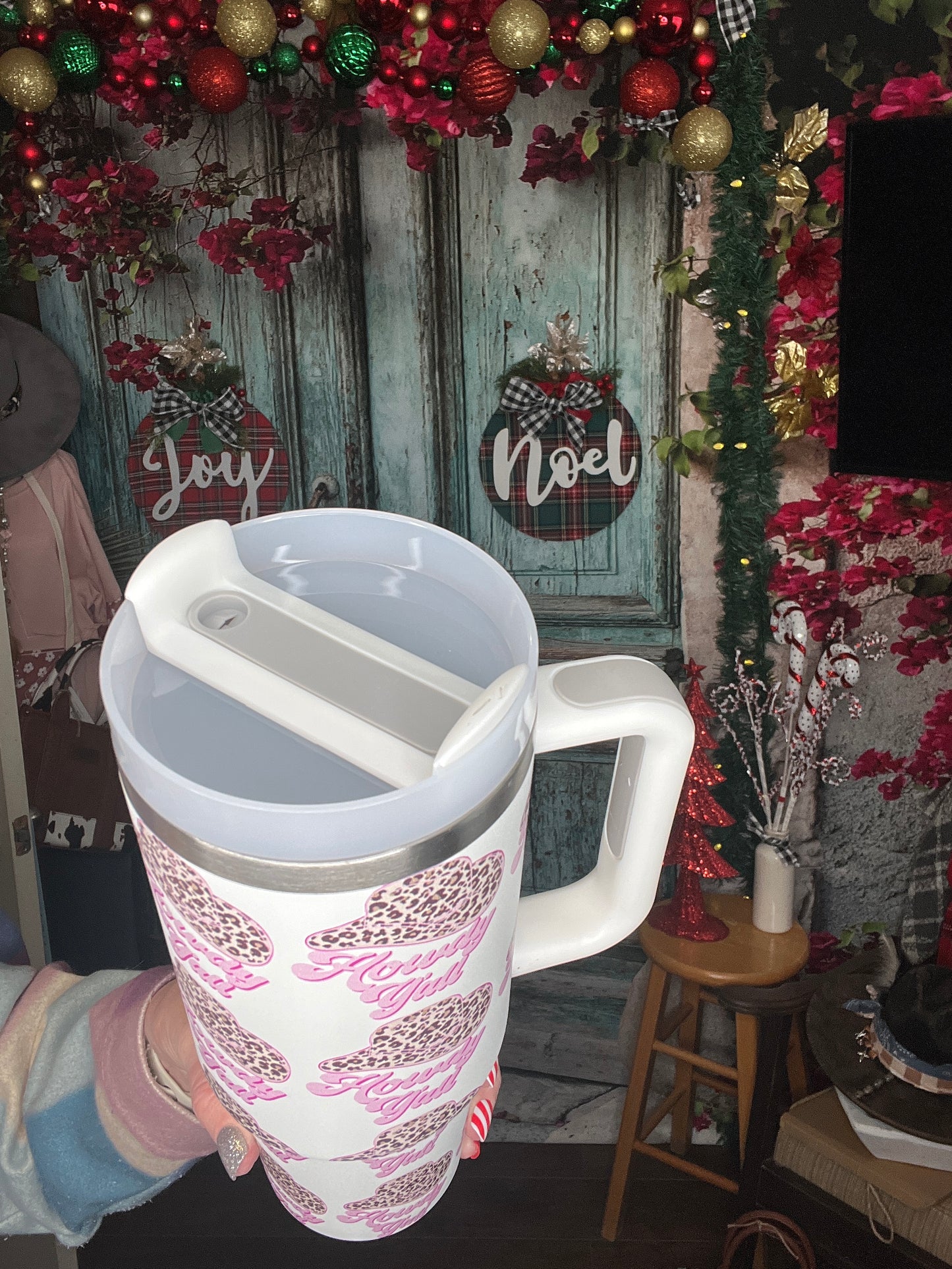 Howdy Y'all 40oz Handle Cup