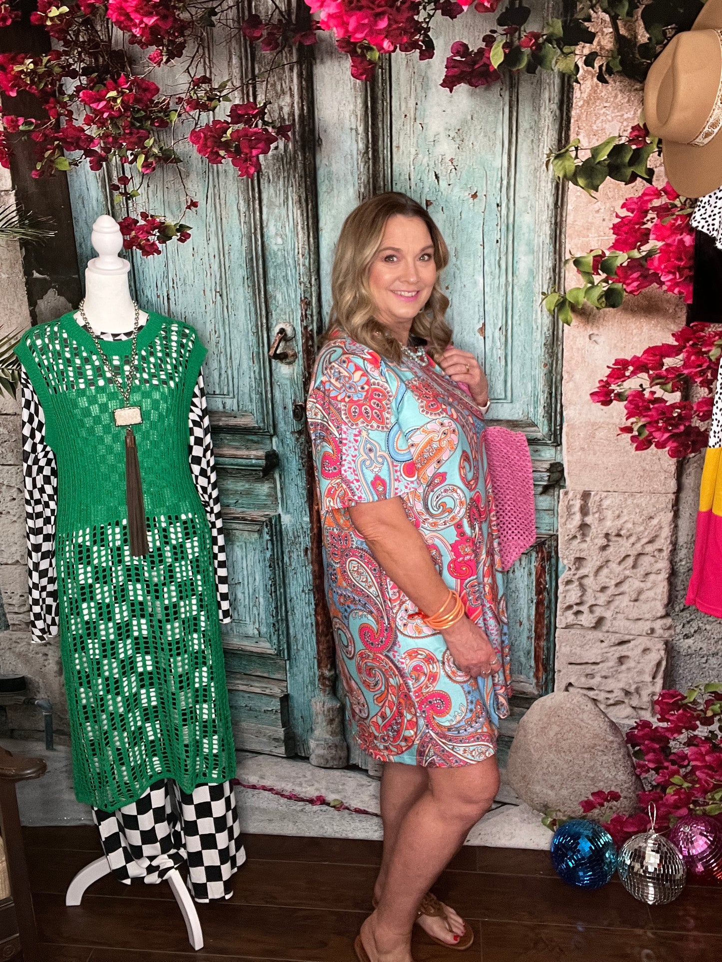 Paisley Paradise Shift Dress