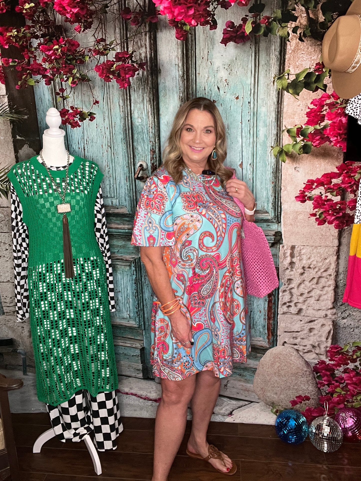 Paisley Paradise Shift Dress