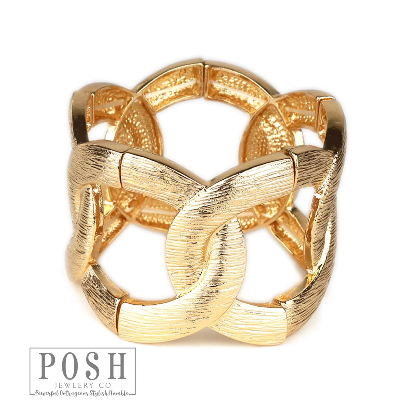 Wide Chunky Loop Bracelet