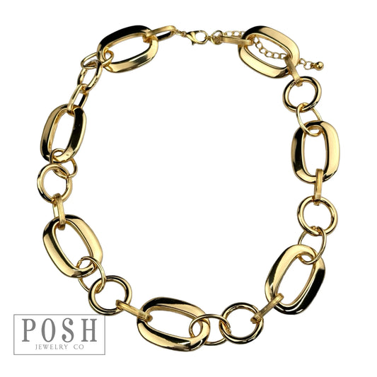 Gold Chuncky Chain Necklace
