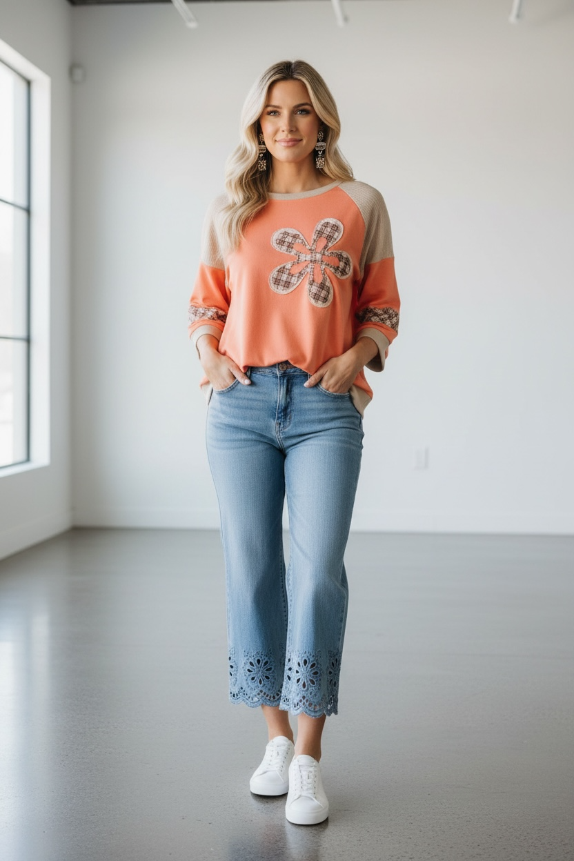Southern Bloom Top