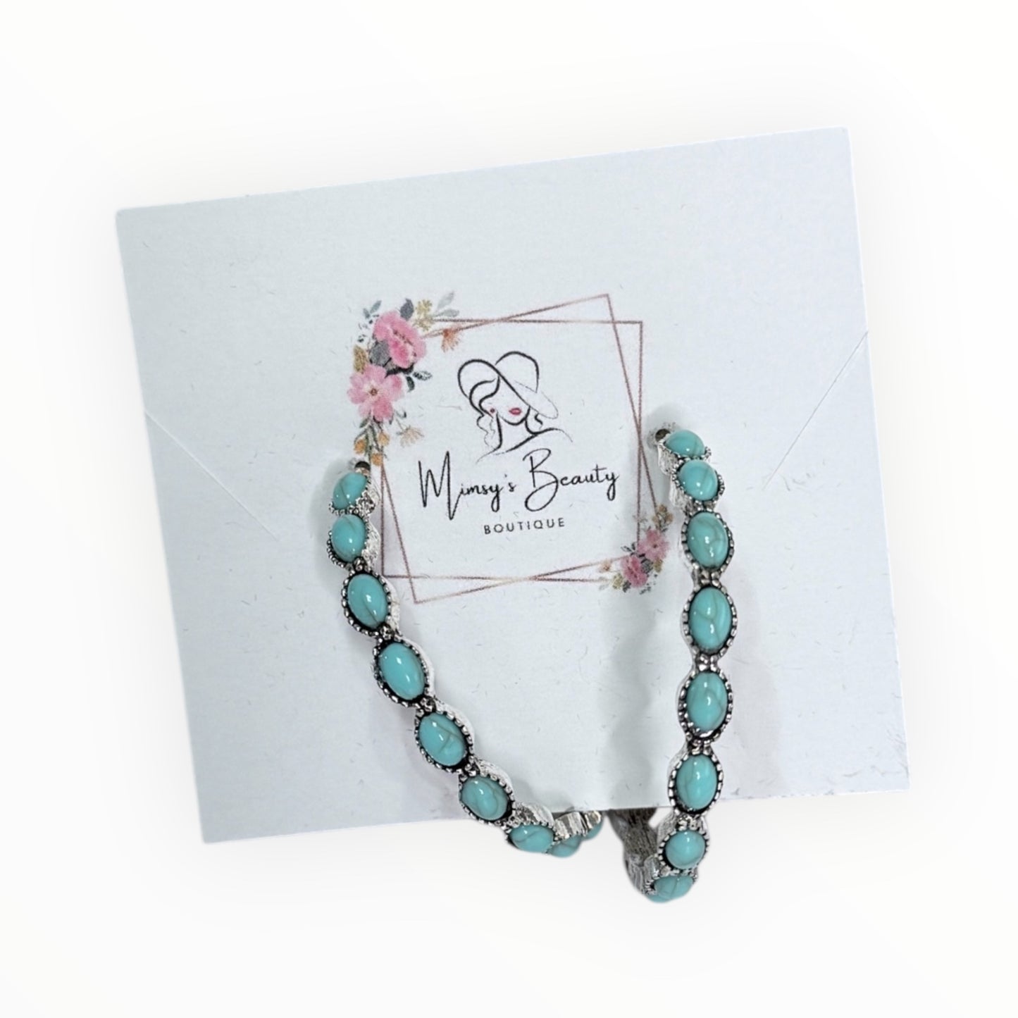 Sierra Turquoise Hoops