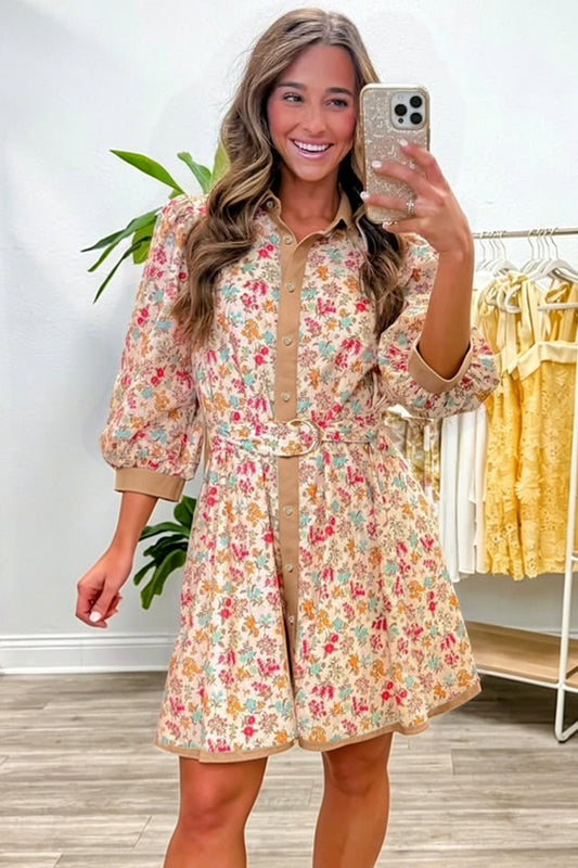 Autumn Trails Floral Dress - PRE ORDER
