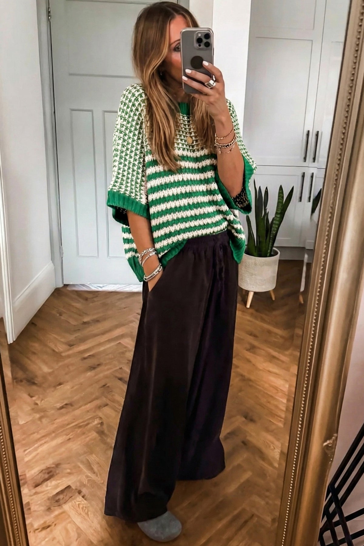 Evergreen Stripe Sweater - PRE ORDER