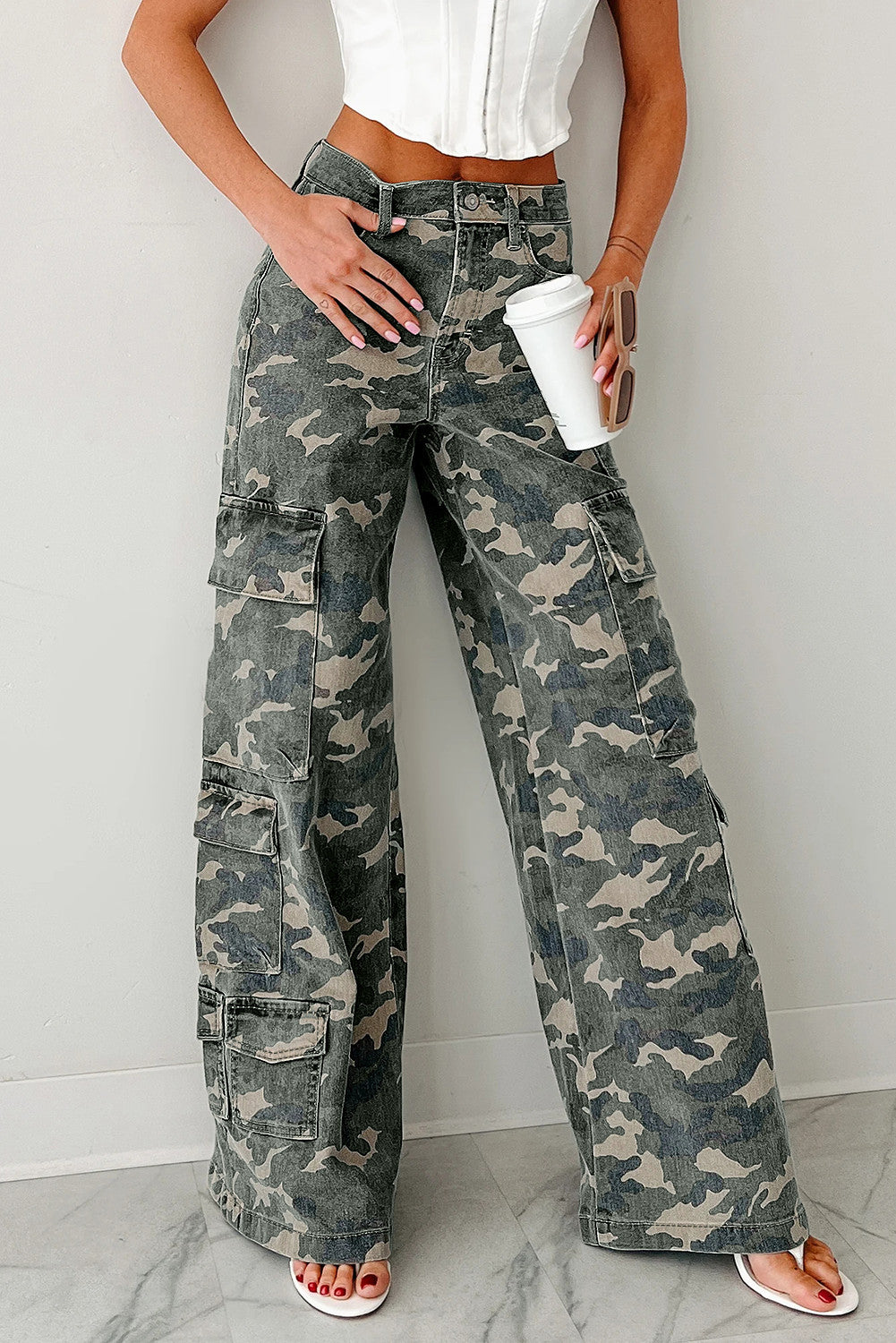 Camo Cargo Pants - PRE ORDER