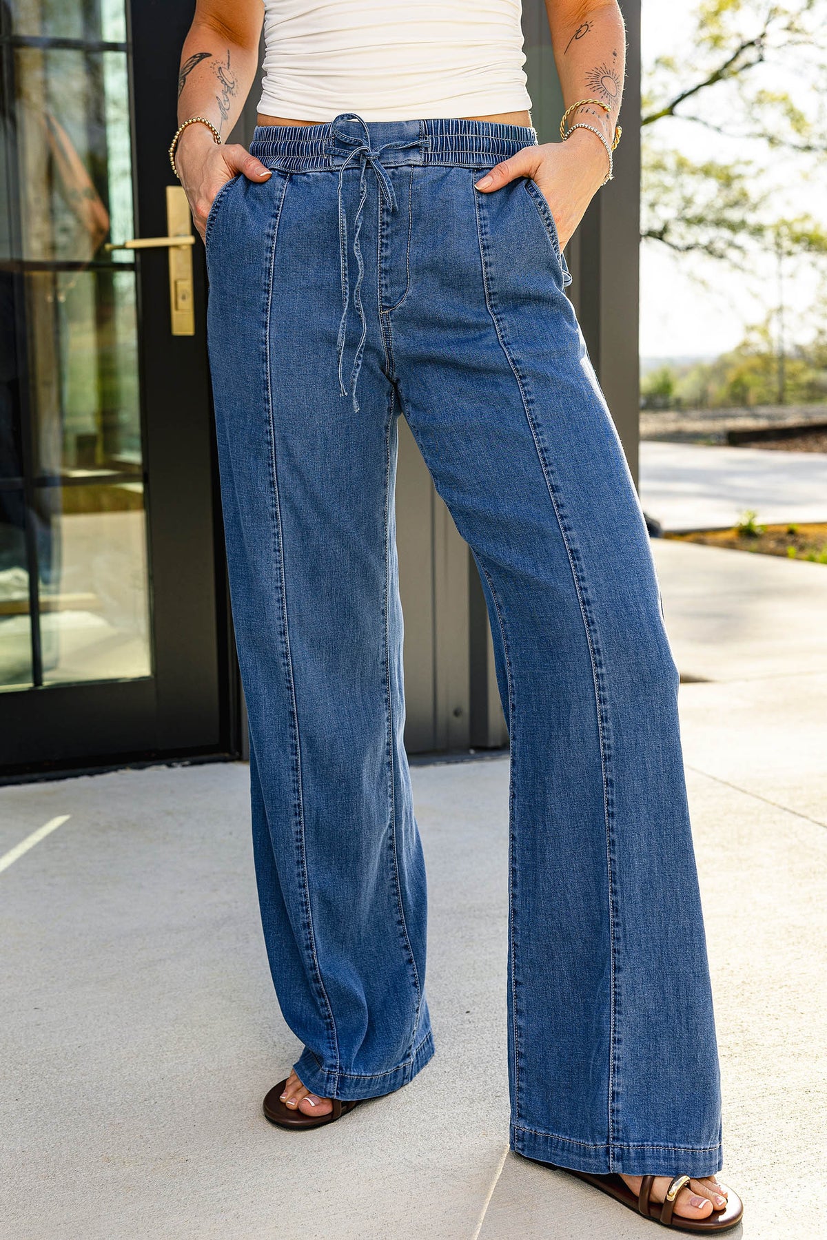 Boot Scootin' Wide Leg Jeans - PRE ORDER