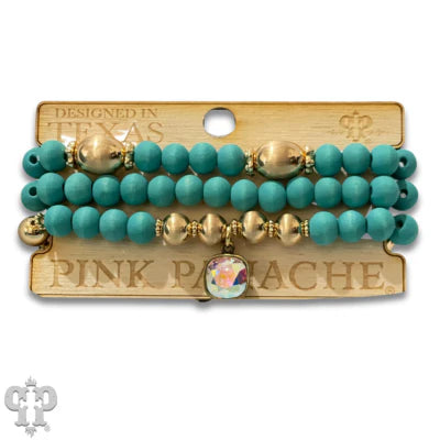 Turquoise Trails Bracelet Stack