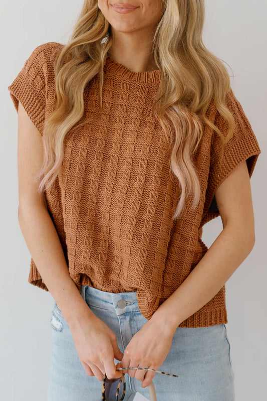 Chestnut Charm Sweater Vest
