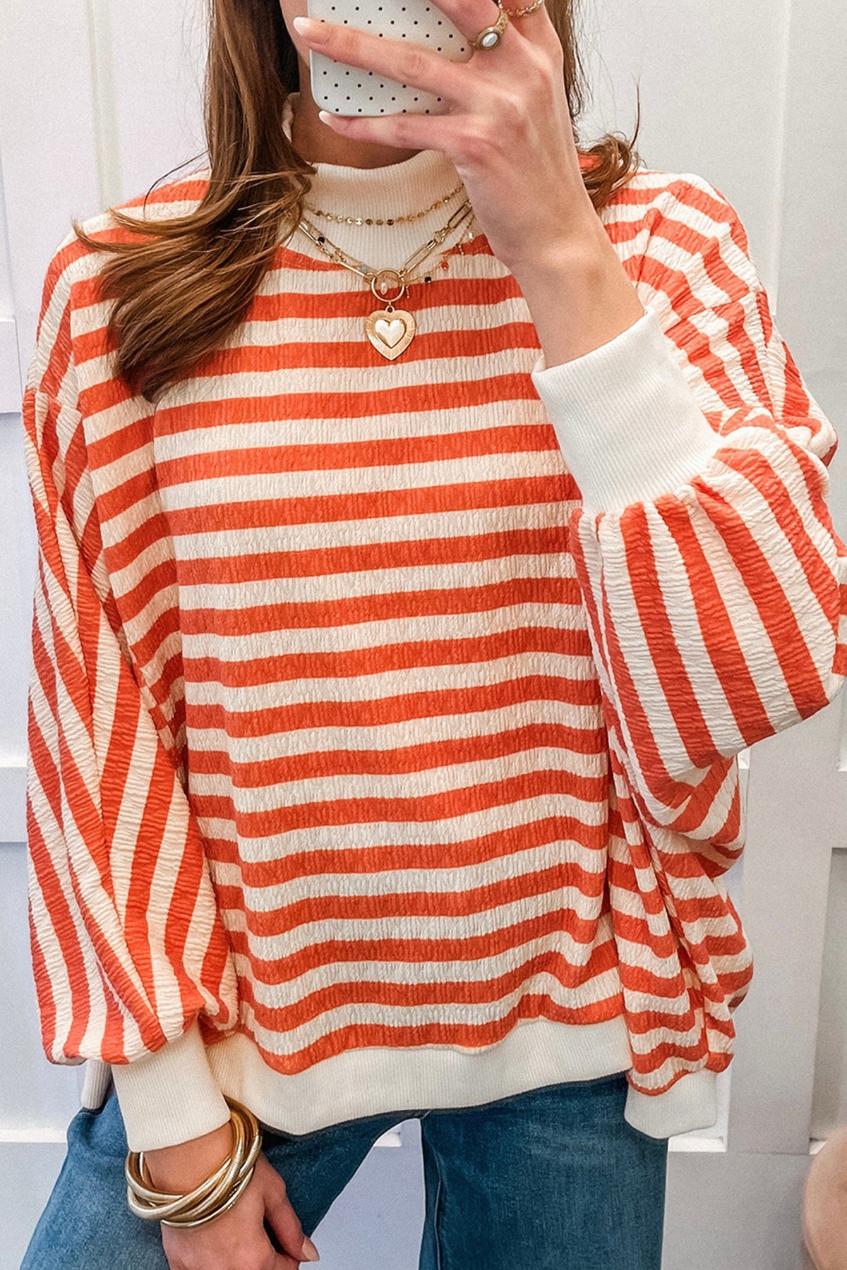 Pumpkin Spice Stripe Top - PRE ORDER