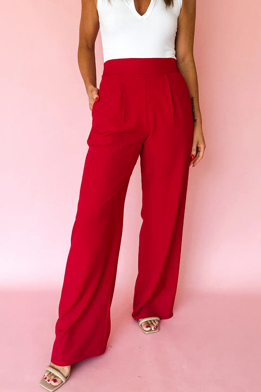 Effortlessly Chic Pleated Pants - PRE ORDER