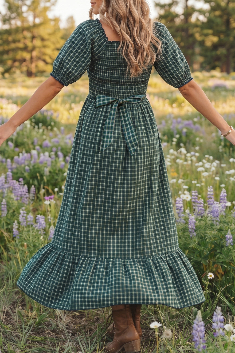 Plaid Charm Dress - PRE ORDER