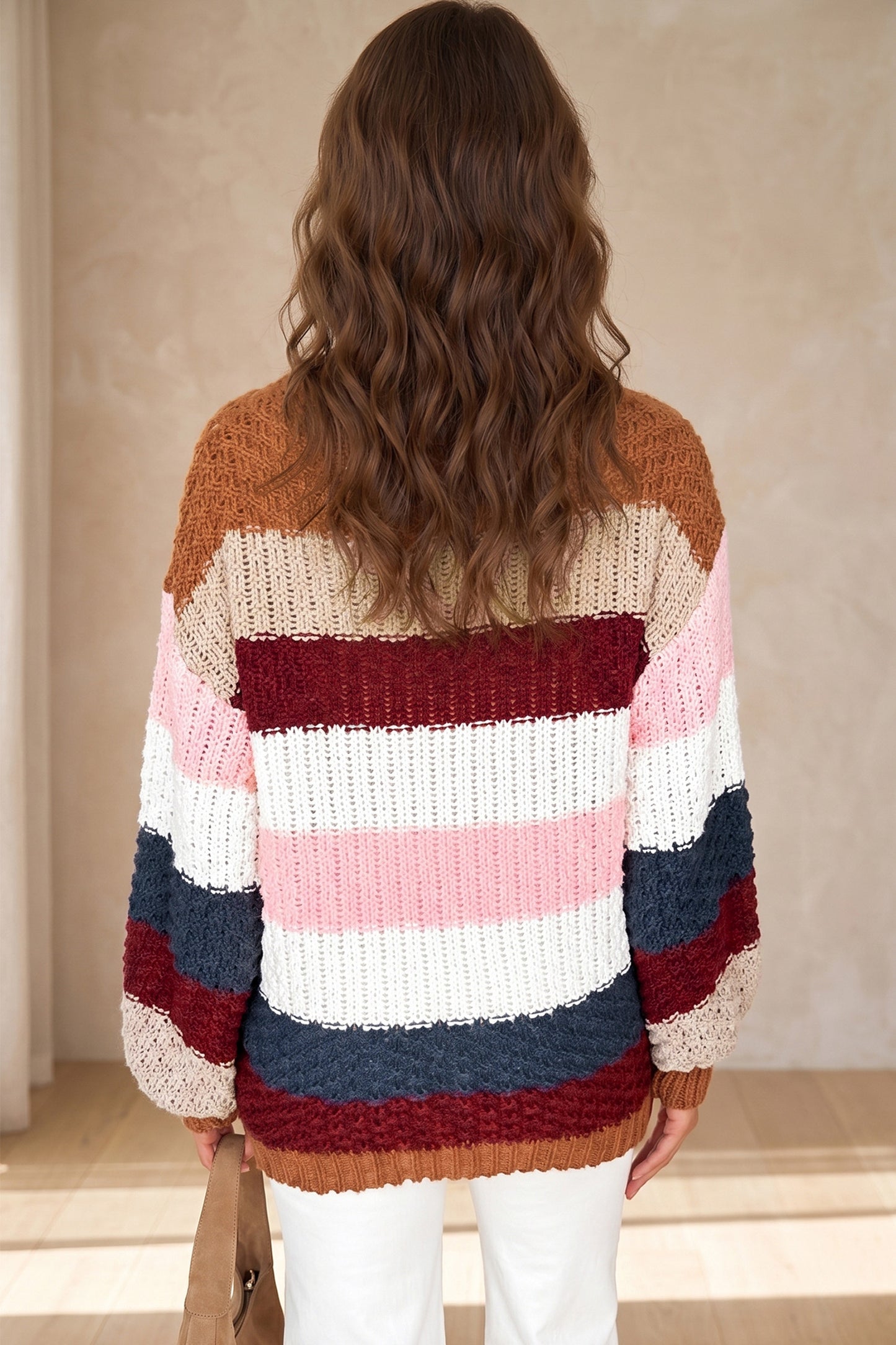 Southern Sunset Stripe Sweater - PRE ORDER