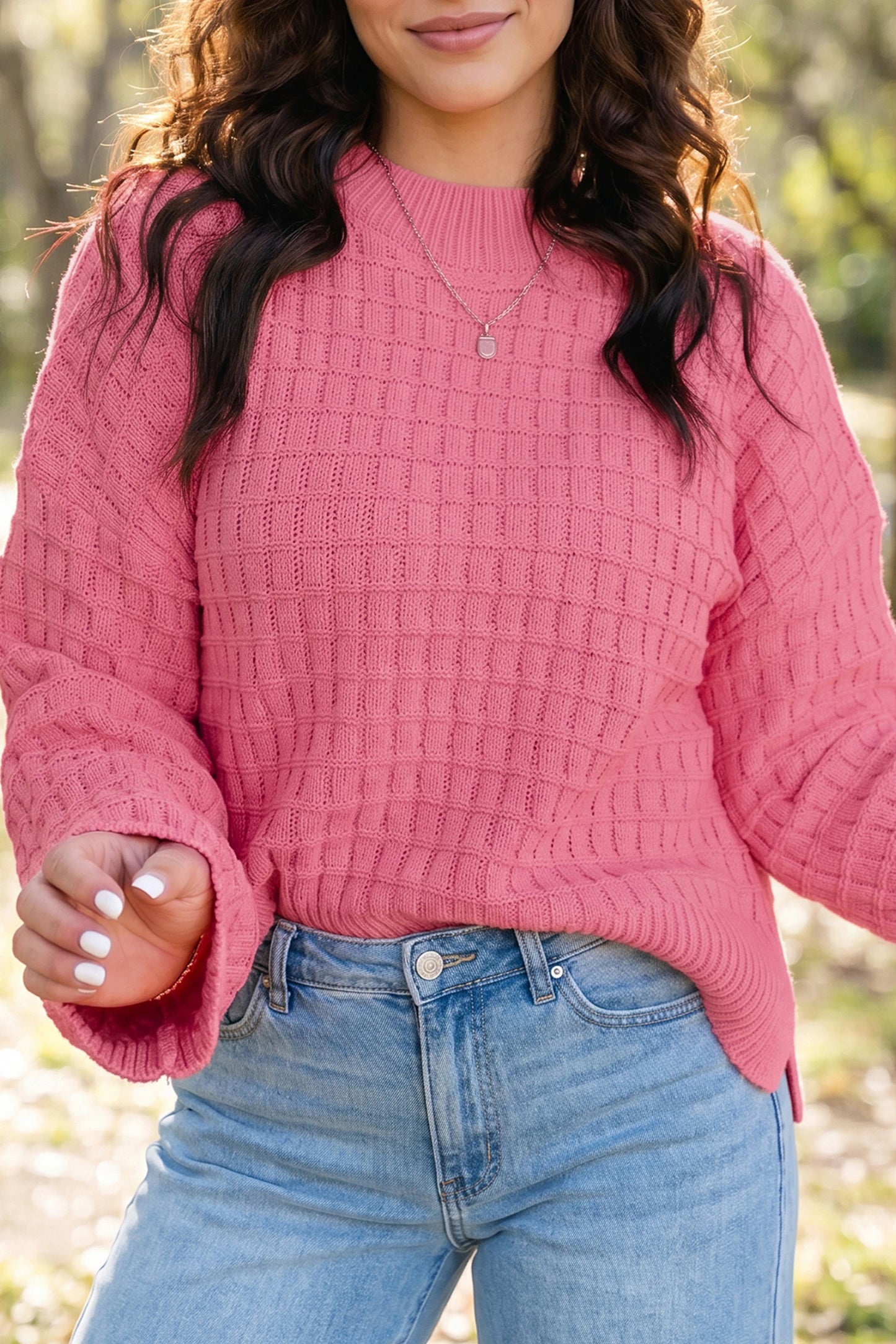 Pink Prairie Knit Sweater - PRE ORDER