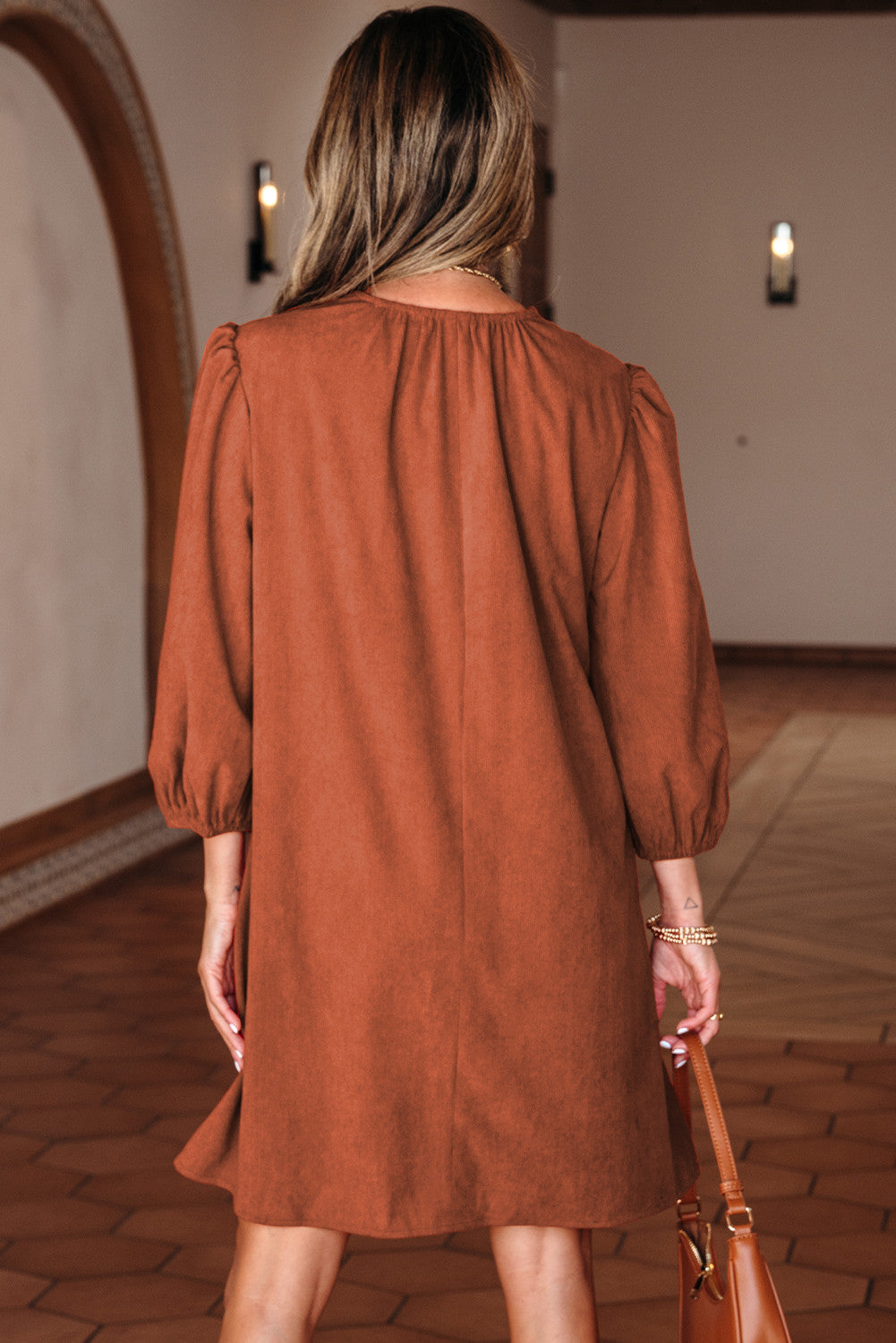 Autumn Grace Corduroy Dress - PRE ORDER