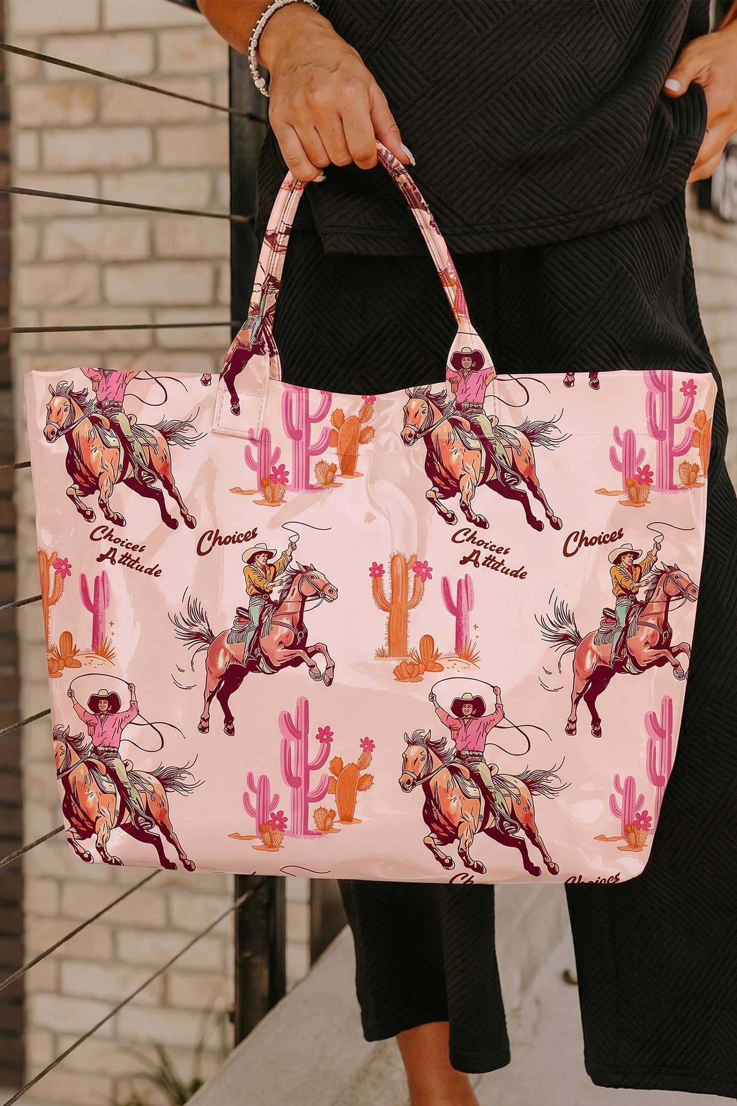 Desert Rodeo Vinyl Tote - PRE ORDER