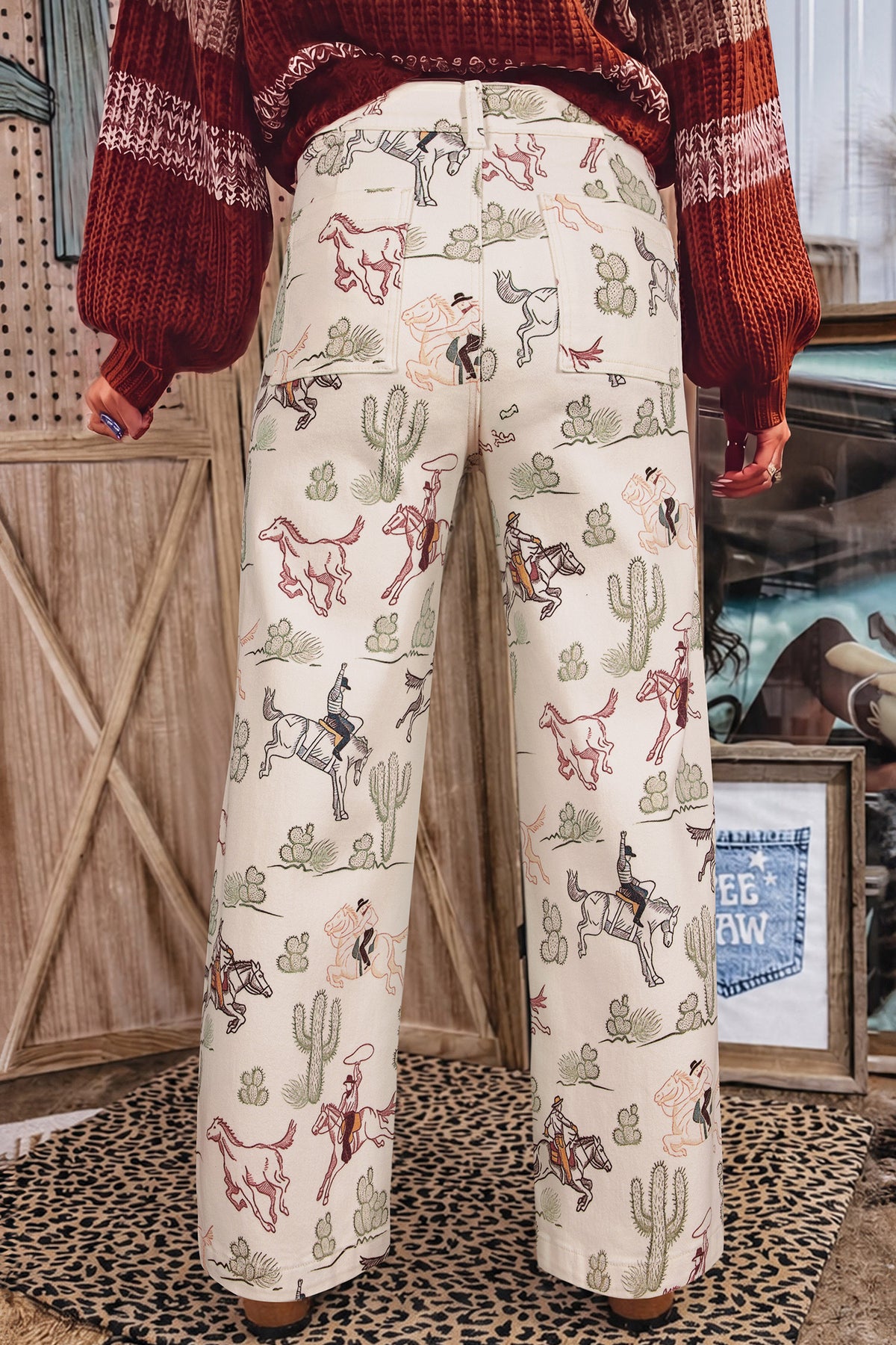 Cowboy Country Printed Pants - PRE ORDER