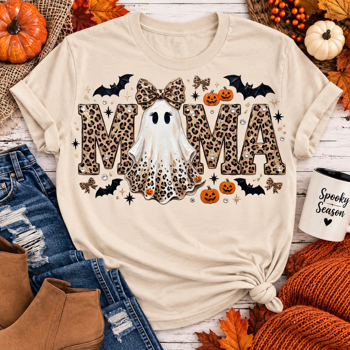 Spooky Season Mama Graphic Tee - PRE ORDER