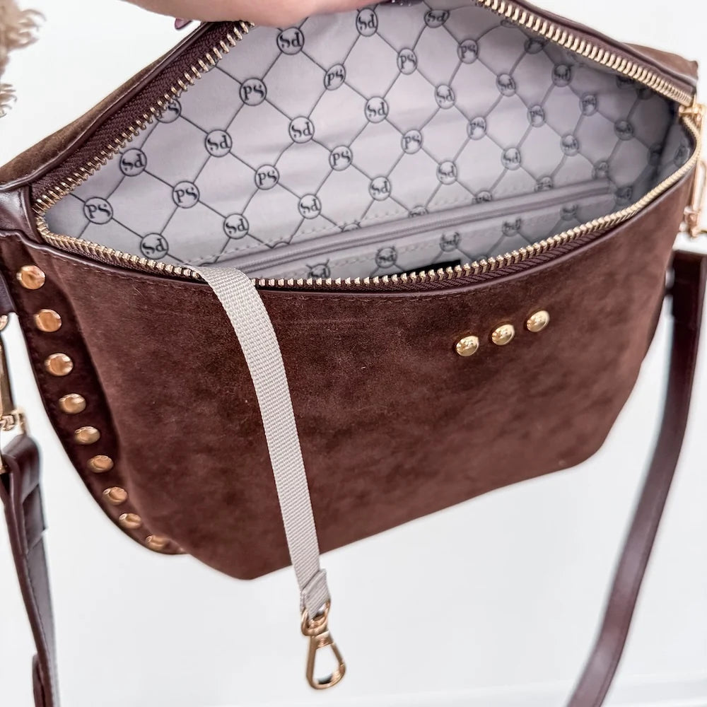 Sabrina Studded Suede Bum Bag - PRE ORDER