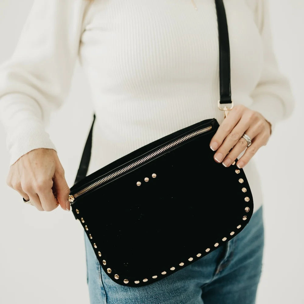 Sabrina Studded Suede Bum Bag - PRE ORDER